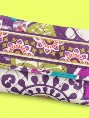 Vera Bradley plum crazy purple floral wallet #floral #paisley #boho